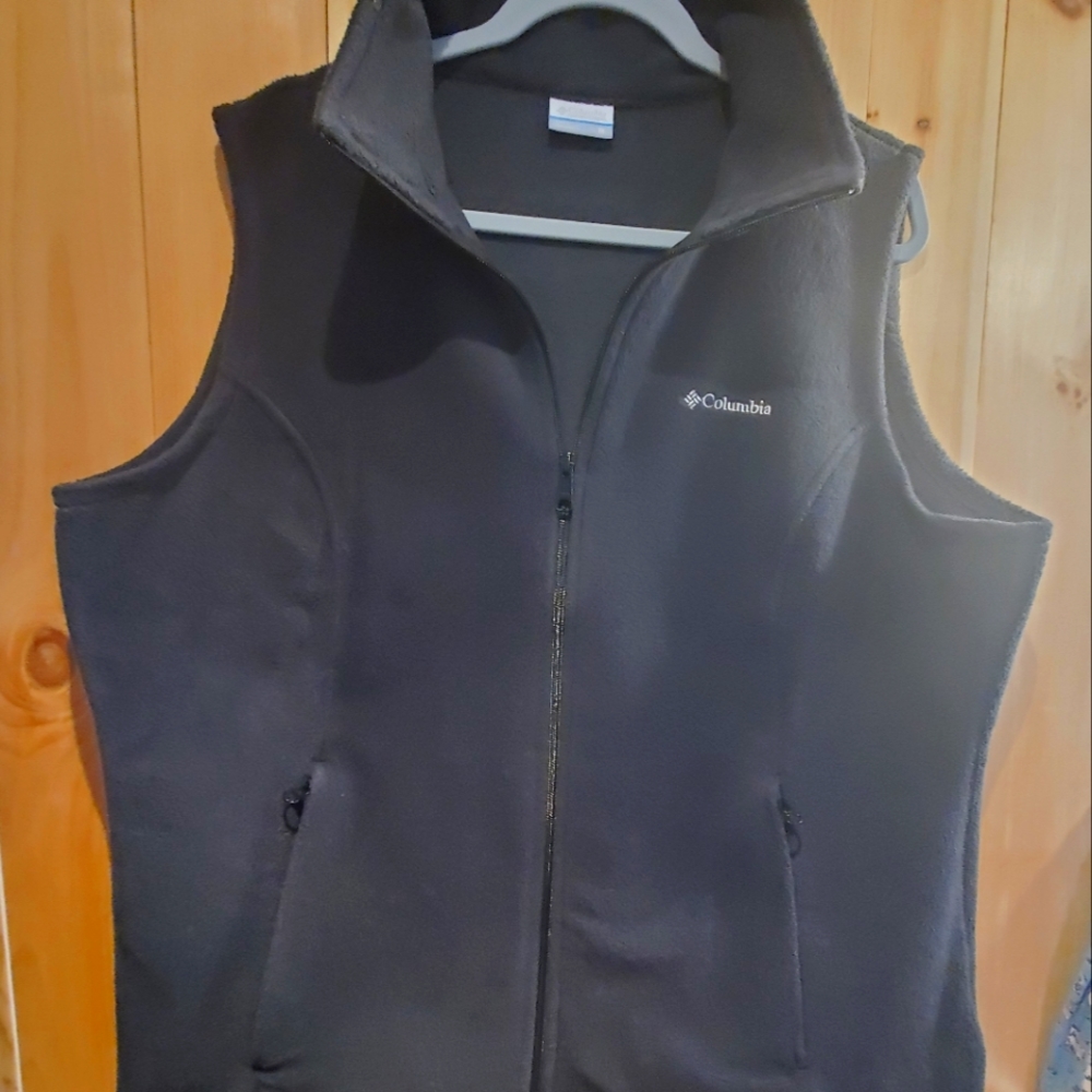 COLUMBIA FLEECE ZIP VEST WOMEN'S SIZE 1X